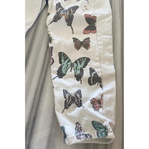 Butterfly White High Rise Jeans/Denim Pants XS - Picture 2 of 7